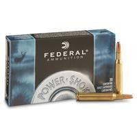 Federal Power Shok Rifle Ammunition 270 WIN 150 Grain JSP 20 Round Box