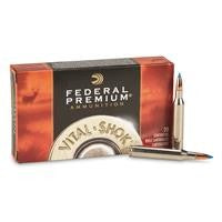 Federal Premium Vital-Shok, .25-06 Remington, NBT Hunting, 100 Grain, 20 Rounds