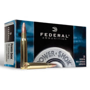 Federal Premium Power-Shok .270 Winchester Short Magnum 130 Grain Jacketed Soft Point Centerfire Rifle Ammo 20 Rounds 270WSME