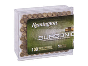 Remington .22 LR Subsonic Copper Plated Hollow Point, 40gr, 100ct