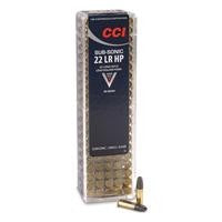 CCI .22 LR Subsonic Lead Hollow Point, 40gr, 100ct