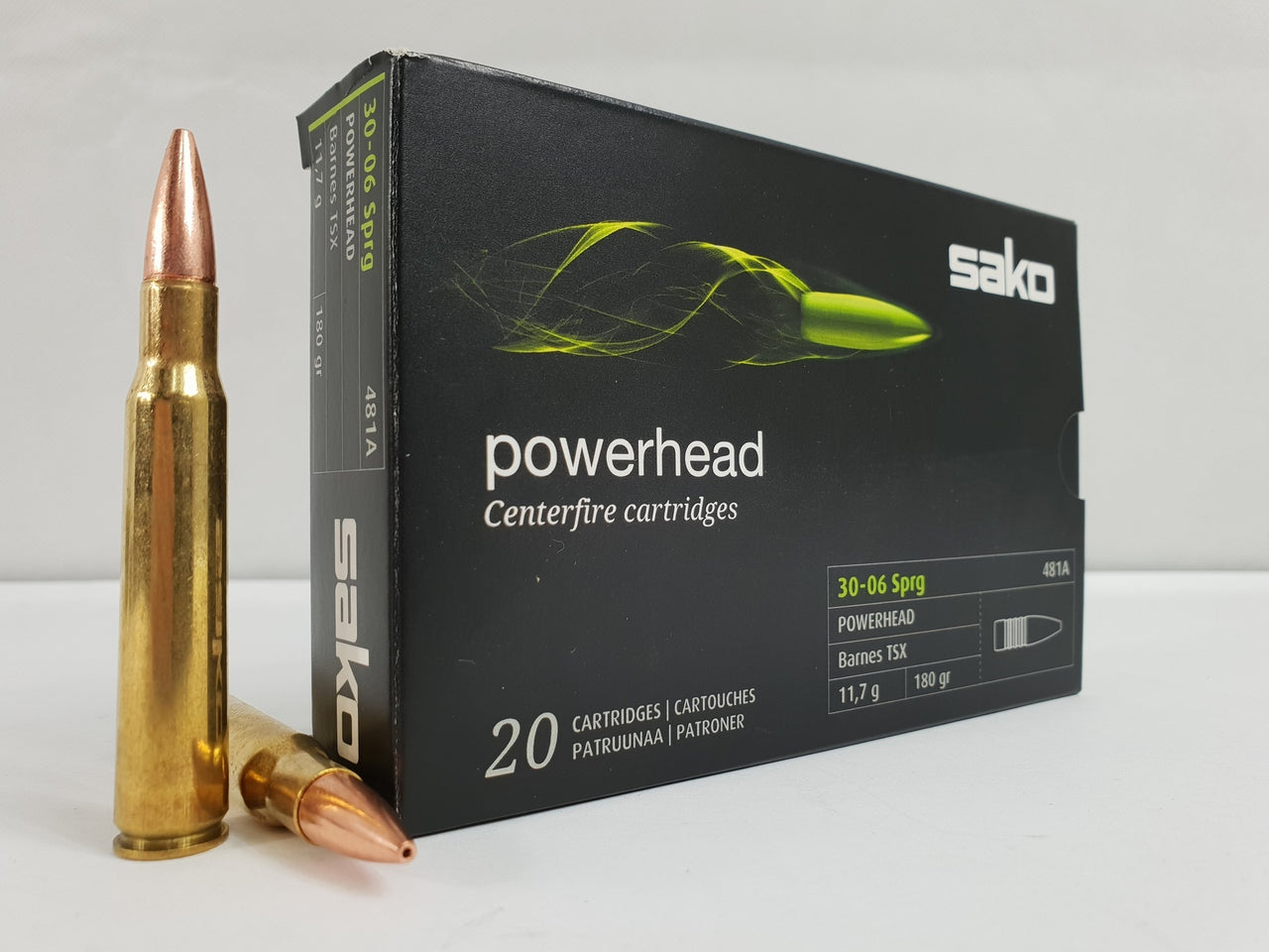 SAKO AMMO - 30-06 180gr Powerhead