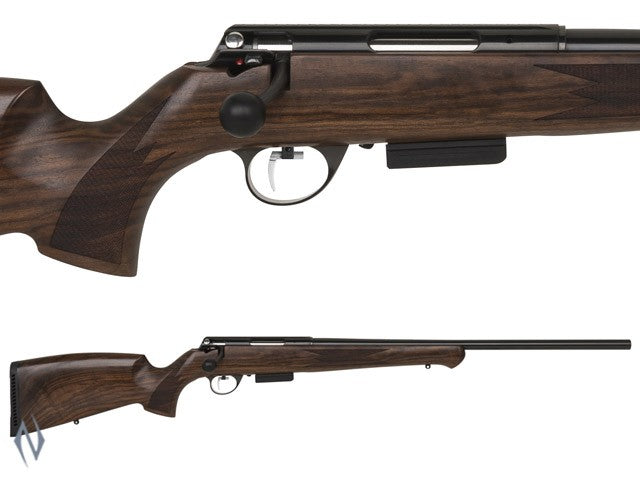 ANSCHUTZ 1771D 17 HORNET 5 SHOT GERMAN STOCK RIFLE