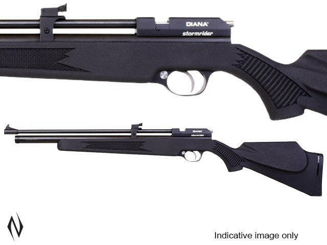 DIANA STORMRIDER BLACK PCP .177 9 SHOT AIR RIFLE