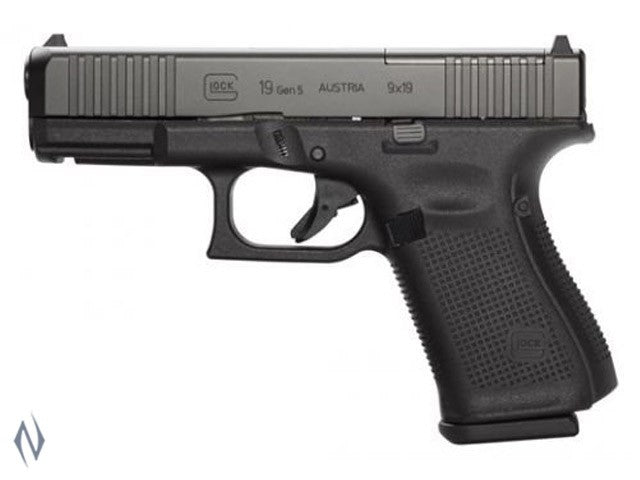 GLOCK 19 9MM COMPACT 10 SHOT GEN5 FS 102MM