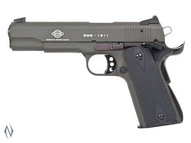 GSG 1911 OD GREEN 22LR 127MM 10 SHOT