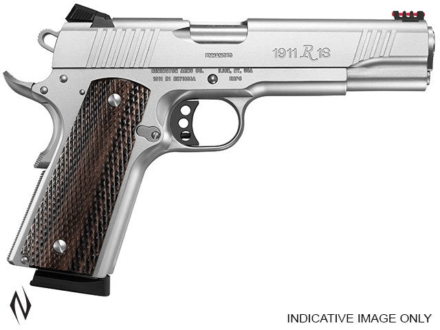 REMINGTON 1911 R1-S ENHANCED 45ACP 127MM STAINLESS 8 SHOT