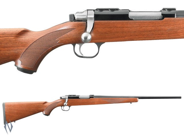 RUGER 77/22 22 HORNET BLUED WALNUT 