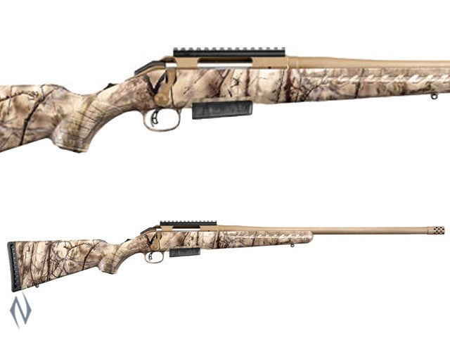 RUGER AMERICAN GO WILD CAMO 450 BUSHMASTER 3 SHOT.