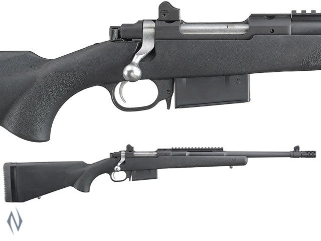 RUGER 77 GUNSITE SCOUT BLUE SYNTHETIC 350 LEGEND 16.5 BRAKE.