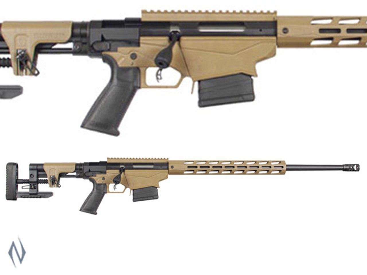 RUGER PRECISION GEN 3 RIFLE 6.5 CREEDMOOR 24 10 SHOT BARRETT BROWN