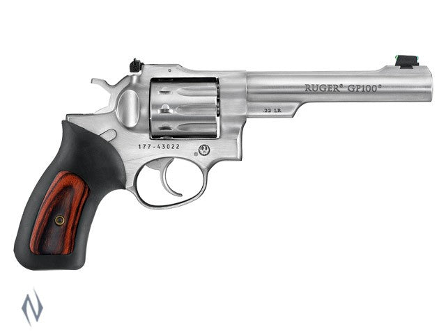 RUGER GP100 22LR STAINLESS 140MM 10 SHOT - Apex Firearms and Defence