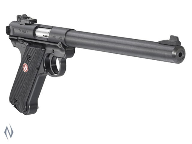 RUGER MKIV 22LR TARGET BLUED 254MM - Apex Firearms and Defence