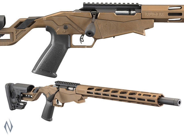 RUGER PRECISION RIMFIRE RIFLE 22WMR 18 9 SHOT BURNT BRONZE