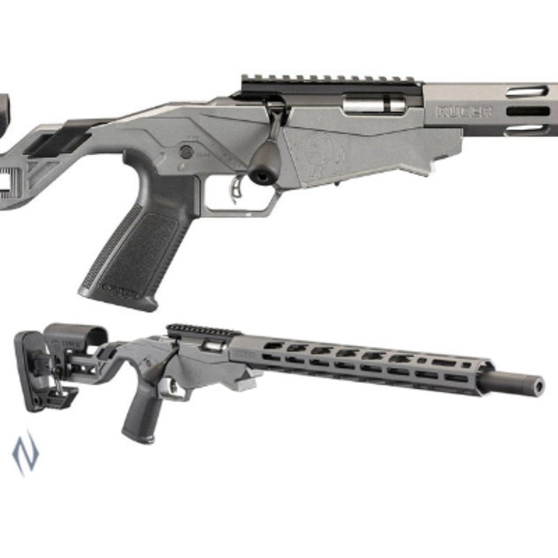 NSW RUGER PRECISION RIMFIRE RIFLE 22LR 18 10 SHOT TACTICAL GREY PINNED.