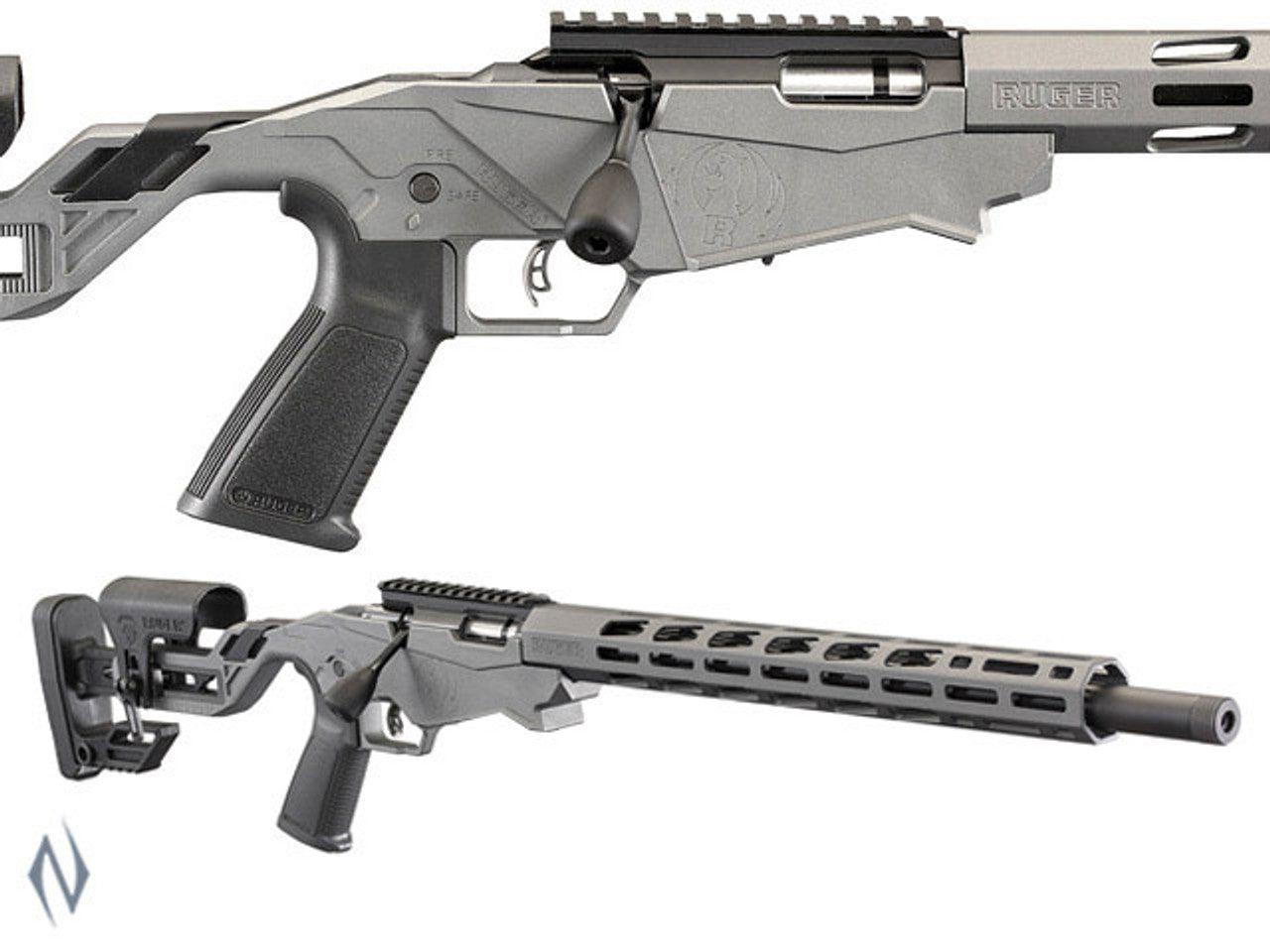 RUGER PRECISION RIMFIRE RIFLE 22LR 18 10 SHOT TACTICAL GREY