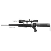 Airforce Condor .177 w/K-Valve Fill System, 4-16X50 Scope, BKL 1 IN High Rings Air Rifle 