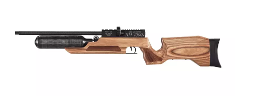 RAW HM1000X .22 cal with Tan Laminate Left Hand Action Air Rifle.