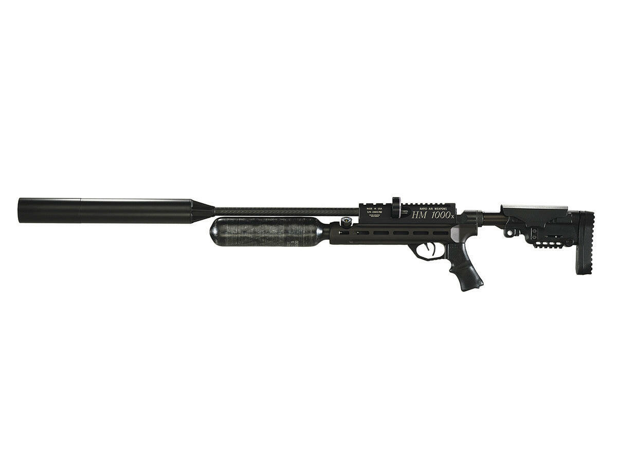 RAW HM1000XLRT .22 cal with Chassis Left Hand Air Rifle.