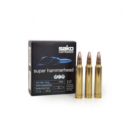 SAKO 300WIN MAG 180GR SUPER HAMMERHEAD 10PK - Apex Firearms and Defence