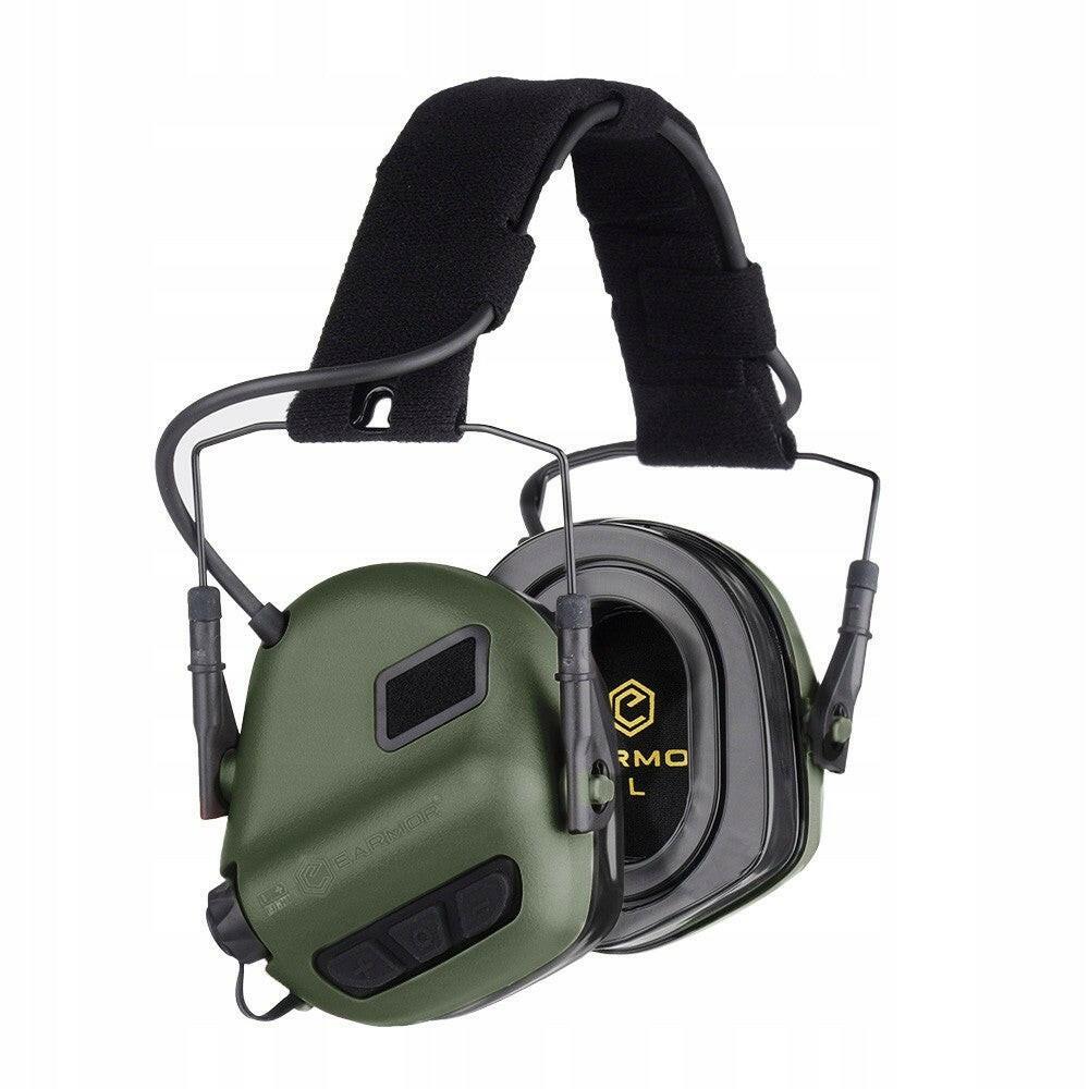 Earmor M31 Plus Electronic Hearnig Protection - Foliage Green - Apex Firearms and Defence