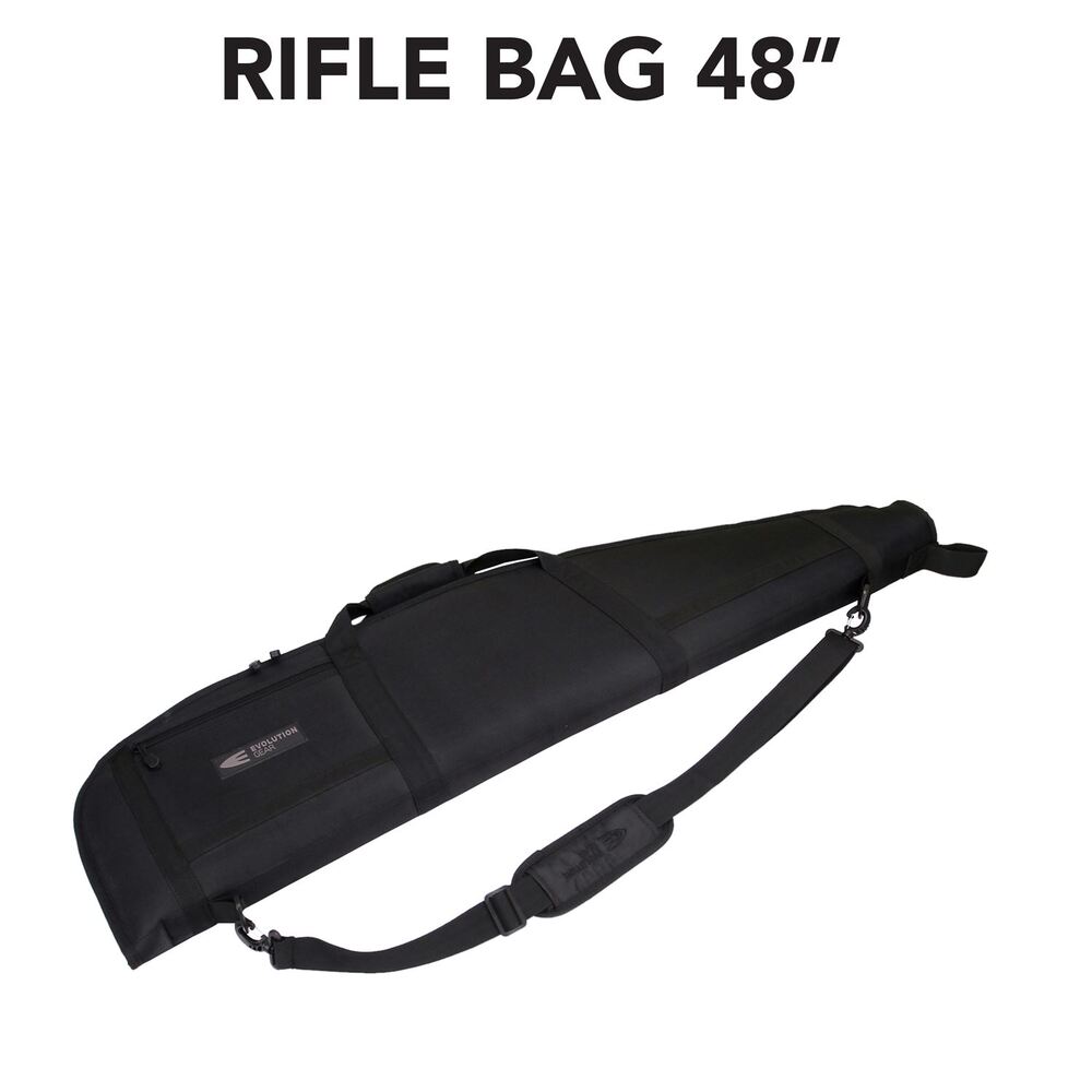 48" Rifle Soft Case Gun Bag with Thick Padding and 1680D Exterior 