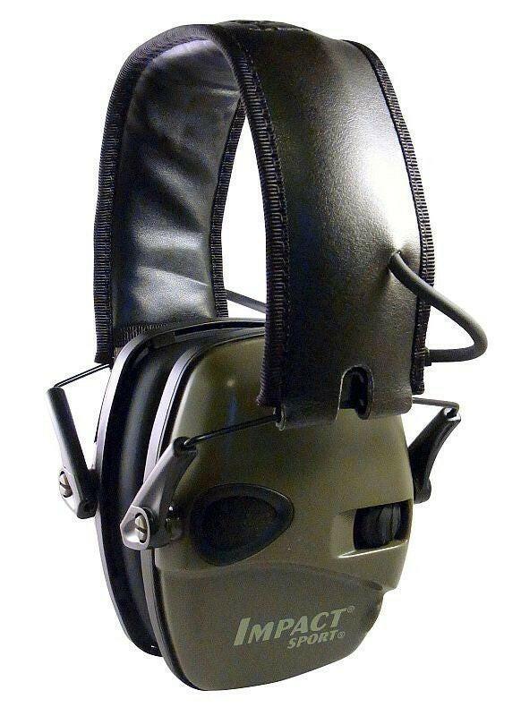 Howard Leight Impact Sport Ear Muff Olive Green - Apex Firearms and Defence