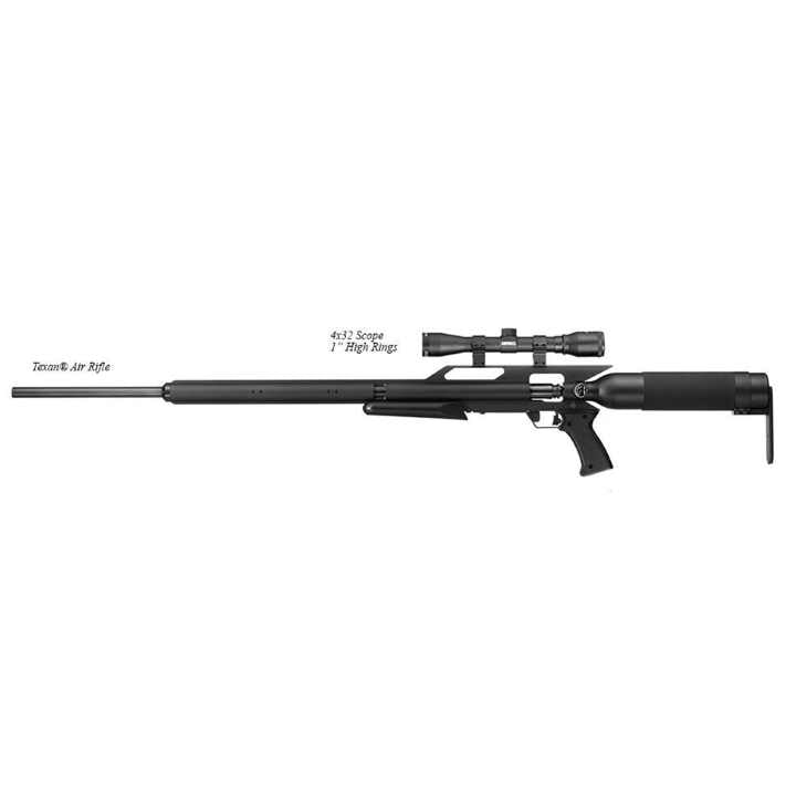 Airforce Texan .357 w/K-Valve Fill System, 4X32 Scope, BKL 1 IN High Rings Air Rifle