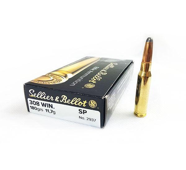 Sellier & Bellot 308 Winchester 180 grain SP - Apex Firearms and Defence