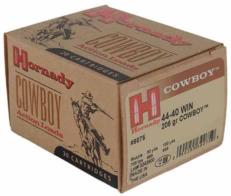 HORNADY - AMMO 44-40 205 GR COWBOY - Apex Firearms and Defence