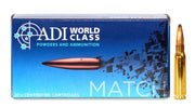 ADI World Class .308 WIN – 165gr Sierra SBT GameKing - Apex Firearms and Defence