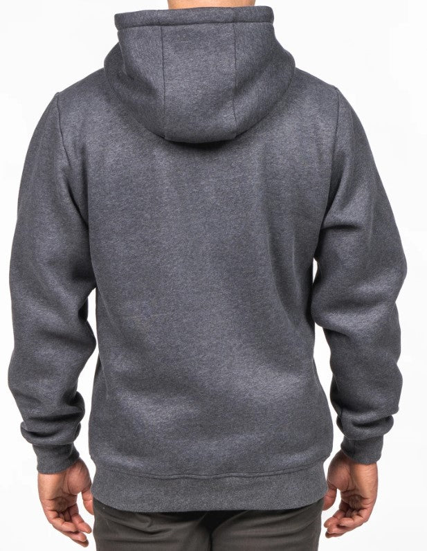 STAMP HOODIE - Grey Marle